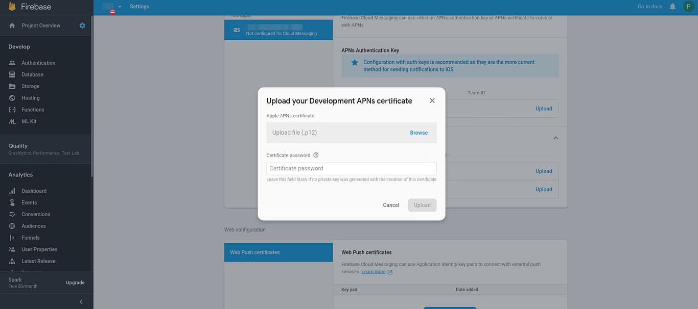 update Your Development APN Certificate