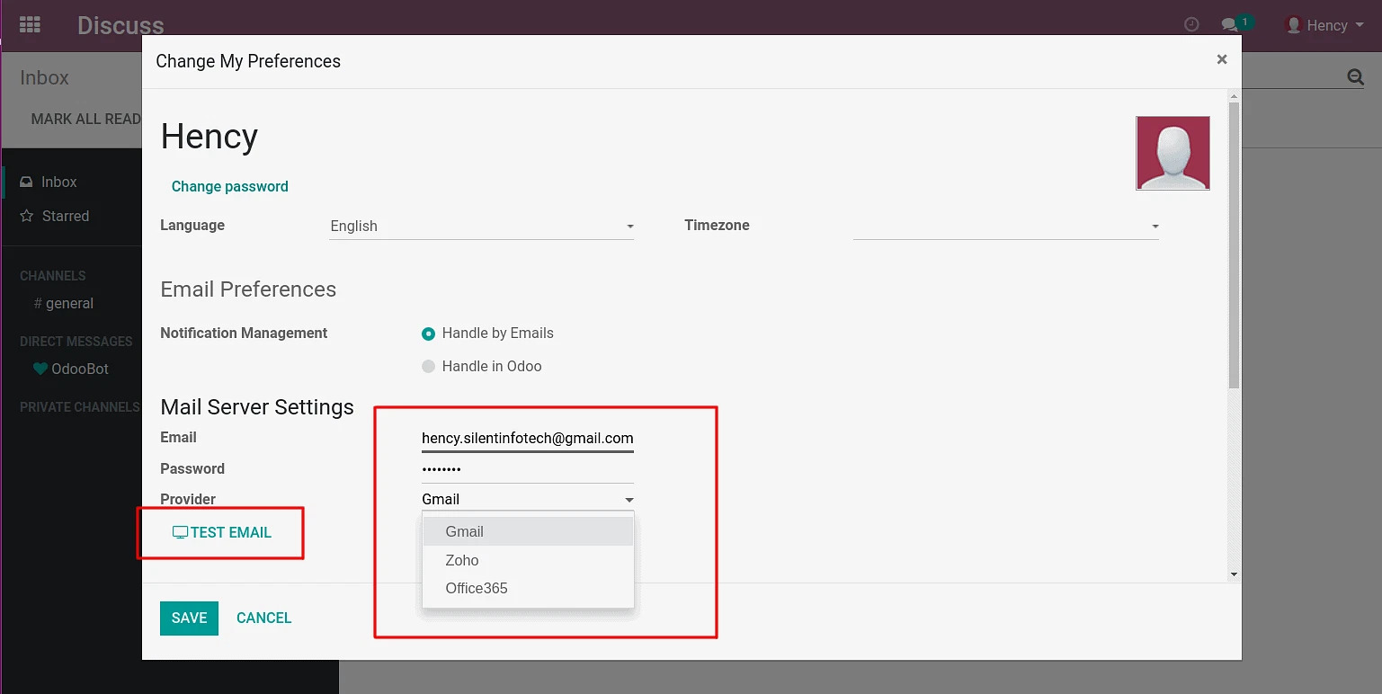How to use Odoo Email Configurator