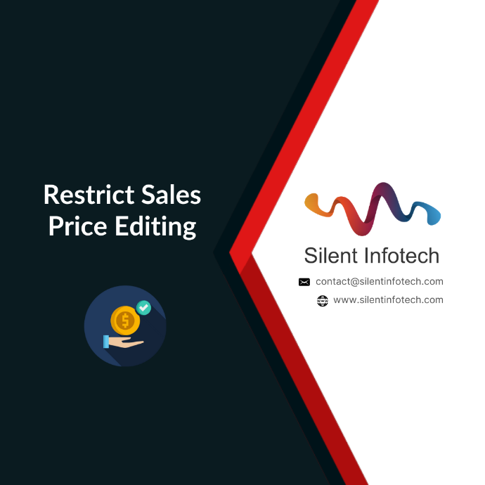Restrict Sales Price Editing Restrict Sales Price Editing