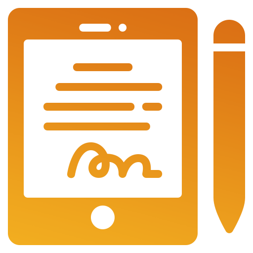Digital Signature with QR codes built in