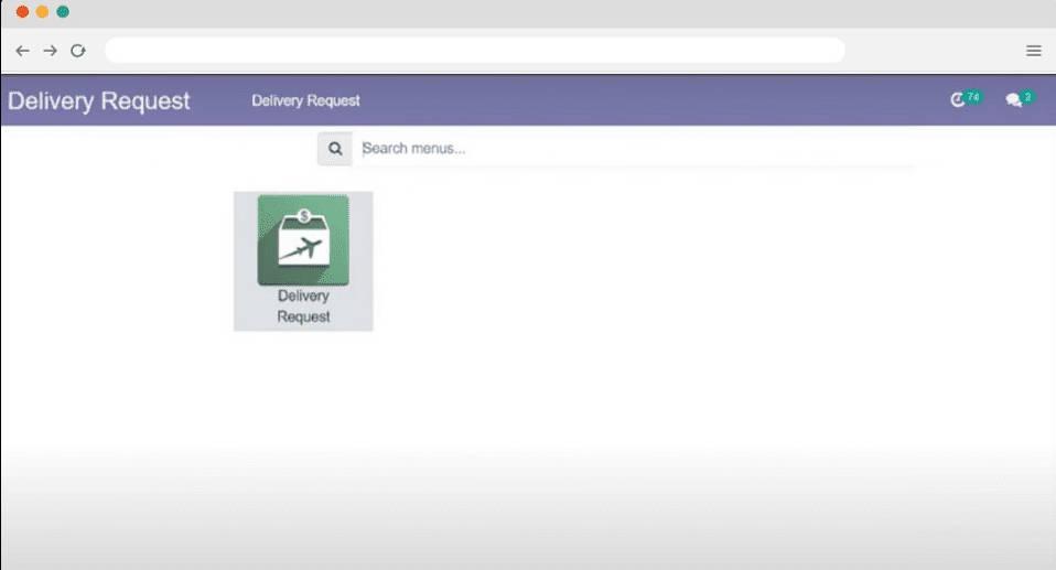 ​Delivery Request Portal